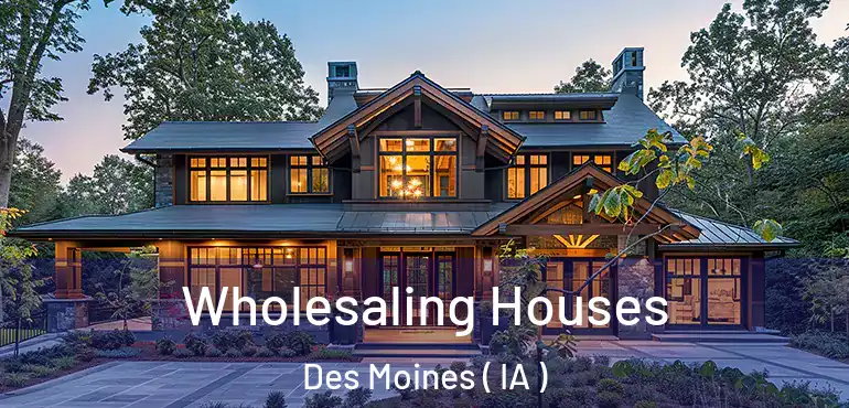  Wholesaling Houses Des Moines ( IA )